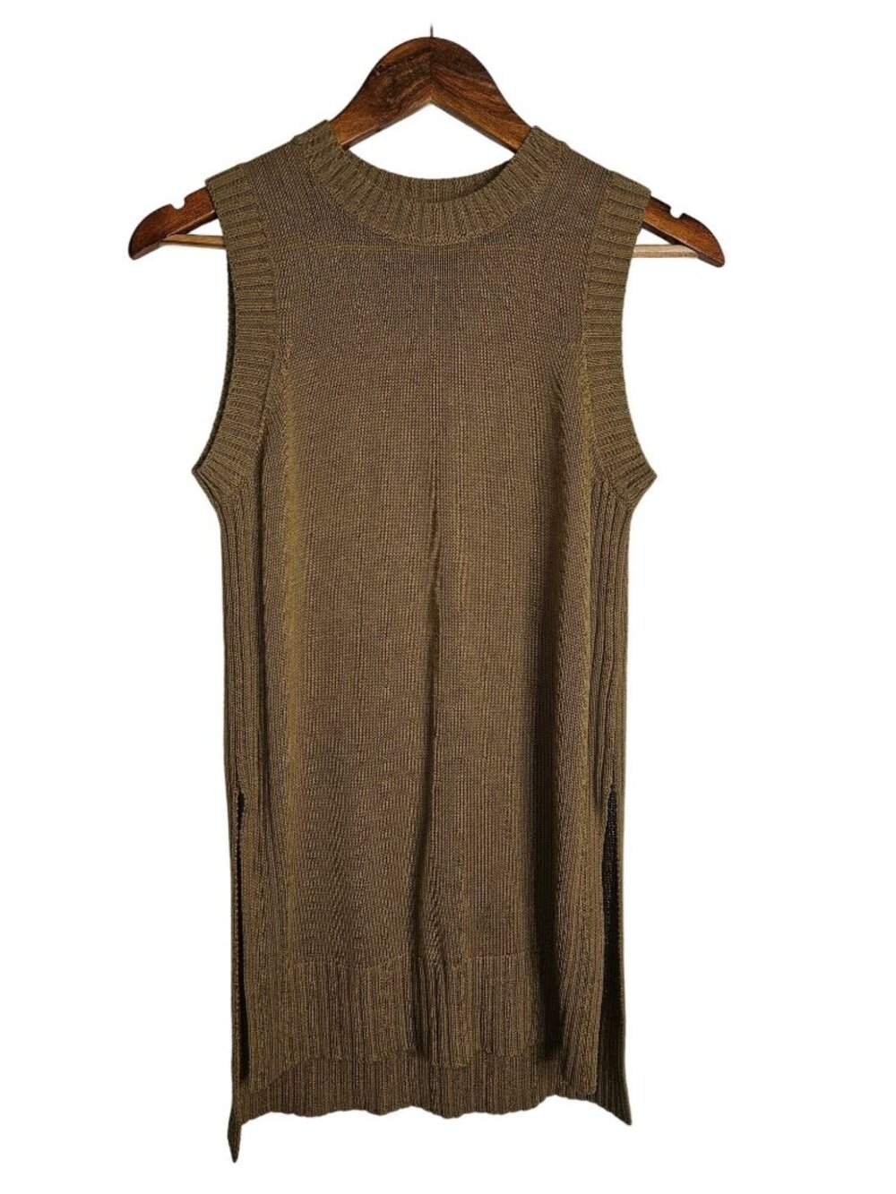 Everlane Open Knit Pullover Tunic Sleeveless Sweater Tank Top Women Size Small